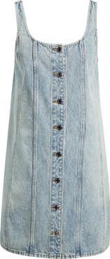【関税込み】rag & bone ブルー Laney デニム ミニワンピース rag & bone Laney Denim Button-Up Minidress | Nordstrom