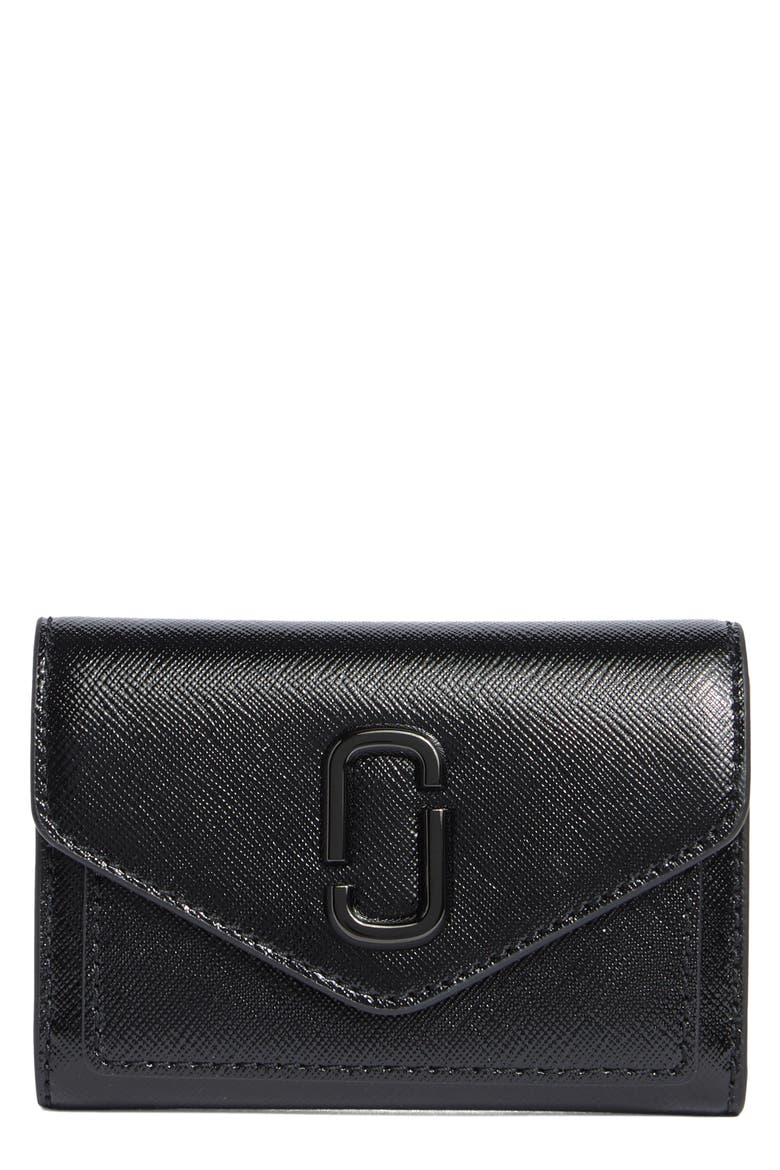 The Leather Key Case, Main, color, BLACK