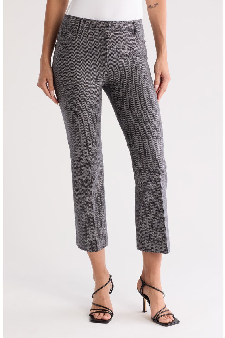 Kick Five-Pocket Wool Blend Pants, Main, color, GREY MULTI