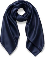 SILKSILKY Pure Silk Classic Elegant Square Scarf