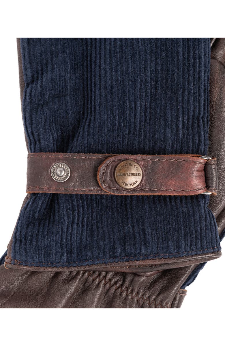 Polo Ralph Lauren Corduroy Hybrid Glove, Alternate, color, Aviator Navy