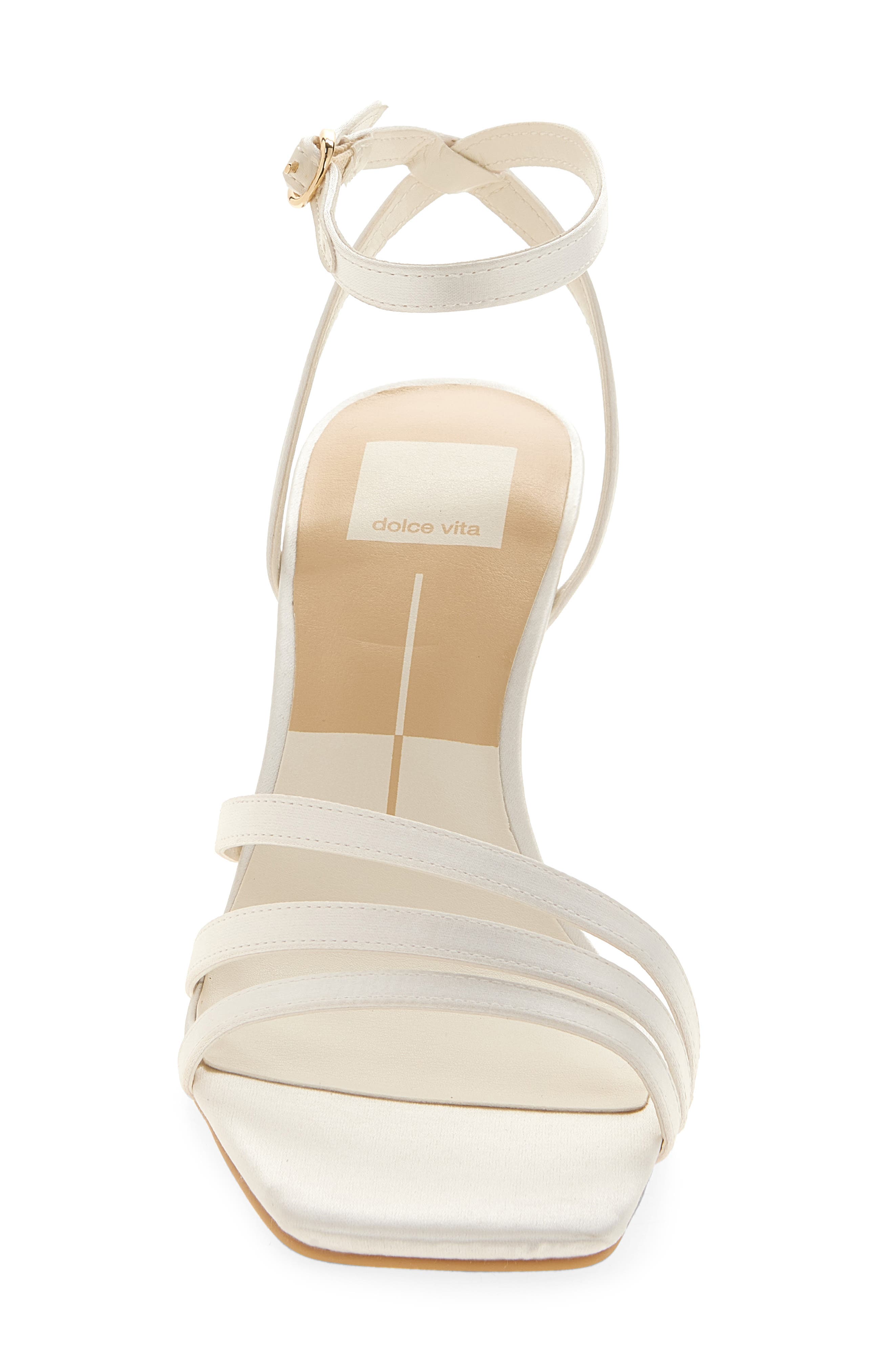 Dolce Vita Hanley Sandal, Alternate, color, White Satin