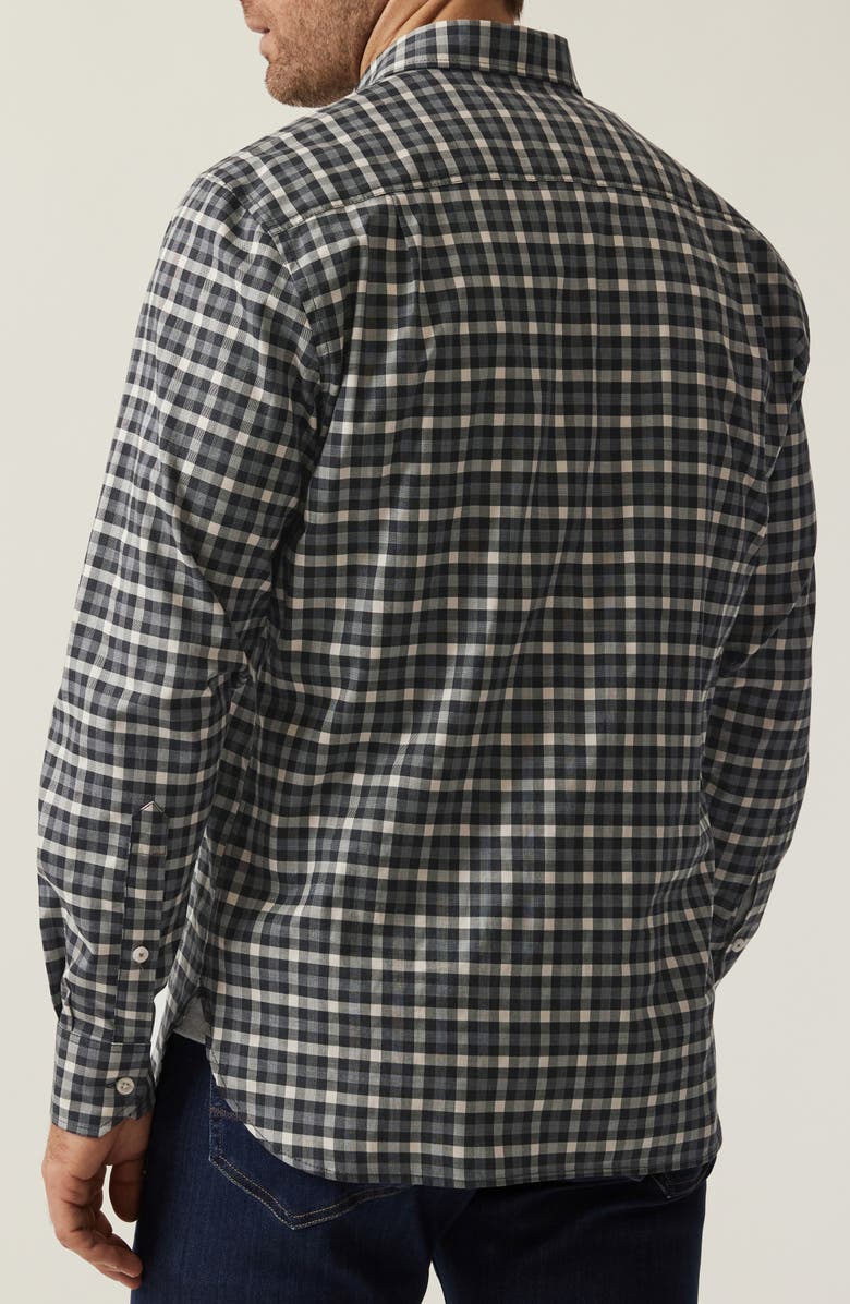 34 Heritage Gingham Stretch Cotton & Lyocell Button-Up Shirt, Alternate, color, 