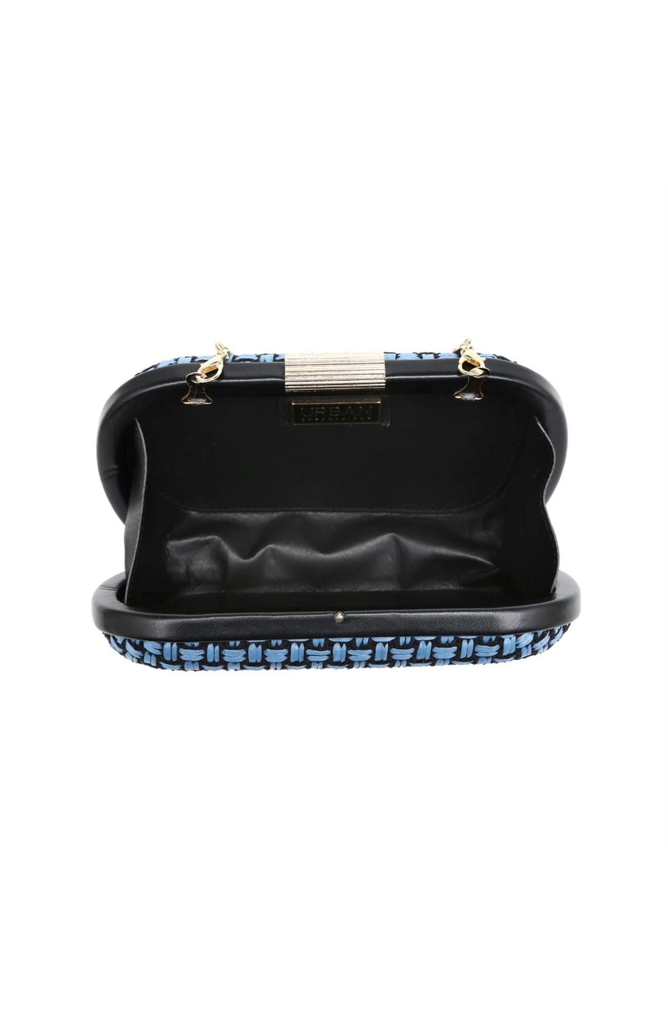 Cove Evening Bag, Alternate, color, Blue Black