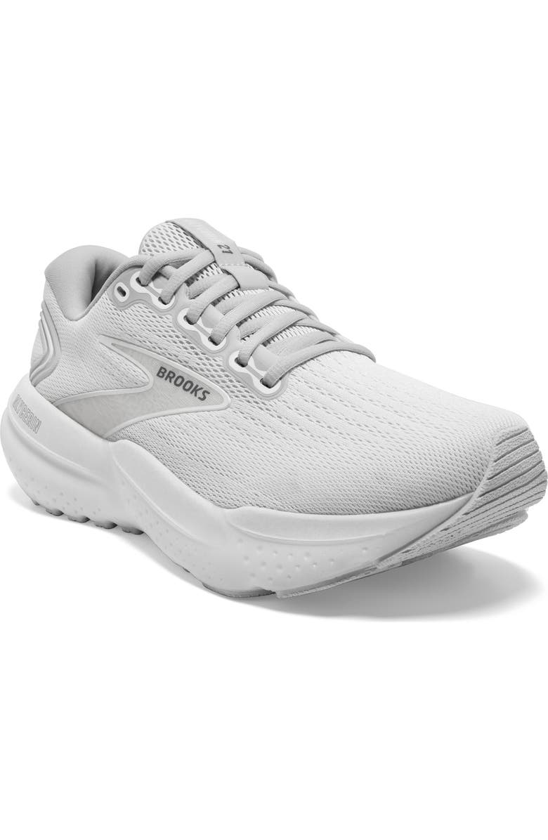 Brooks Glycerin 21 Running Shoe, Main, color, White/ White/ Grey