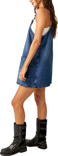 Denim Overall Minidress