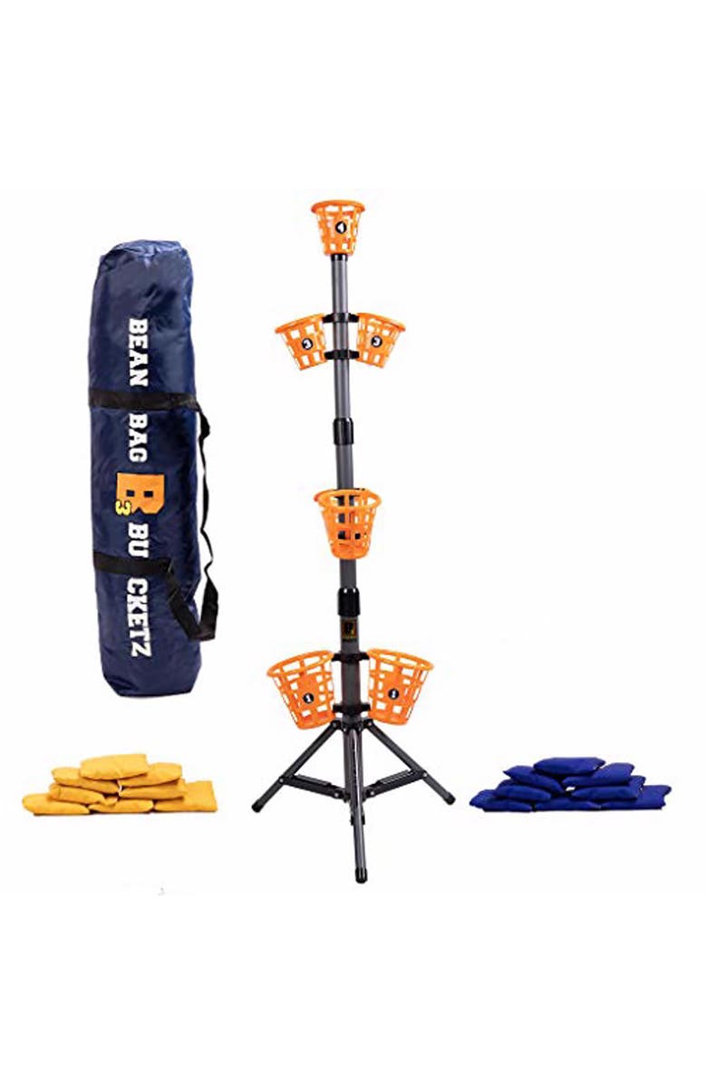 B3 Sport Games Bean Bag Bucketz Outdoor Backyard Game, Alternate, color, Multicolored