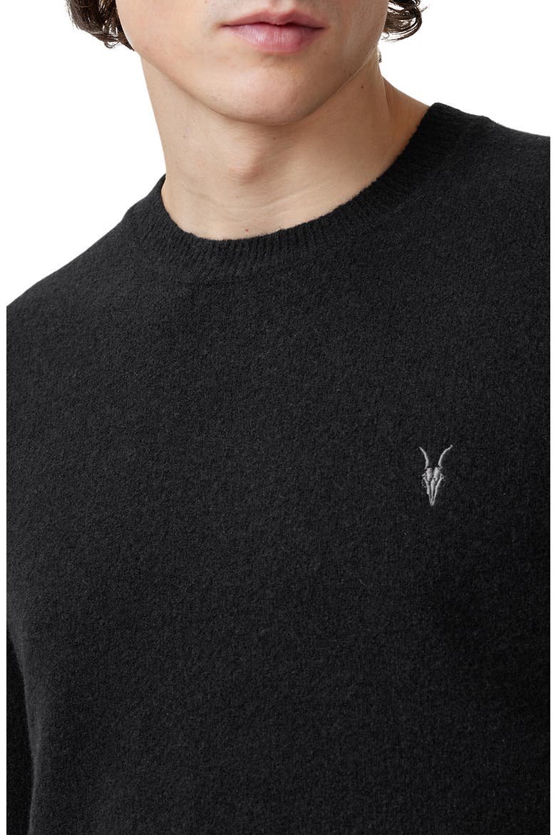 Statten Crewneck Sweater, Alternate, color, BLACK