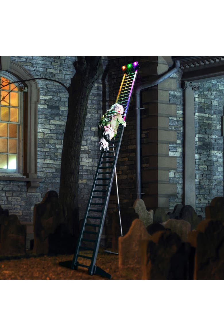 10 ft. Outdoor Ladder Climbing Zombie, Alternate, color, Multicolor