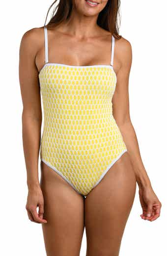 Prep Bandeau Cutout One-Piece Swimsuit