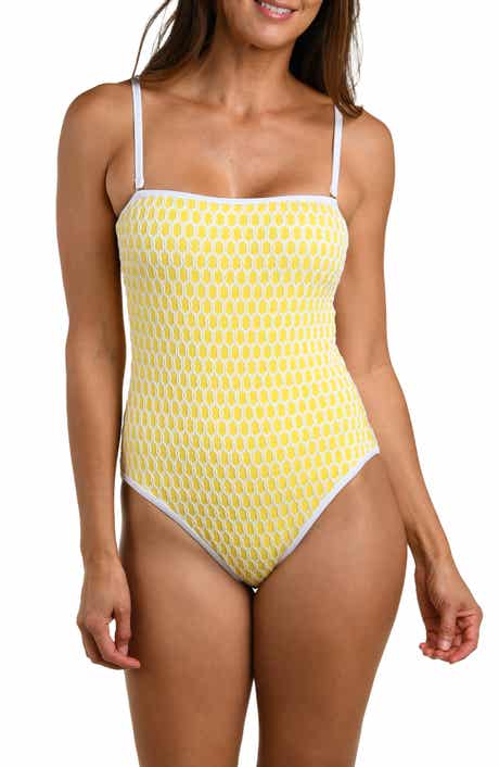 Prep Bandeau Cutout One-Piece Swimsuit