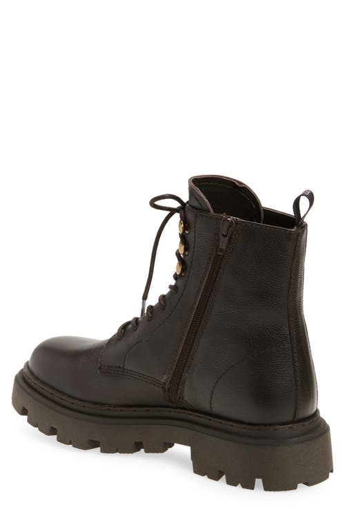 Roberto Cavalli Braise Combat Boot In Brown