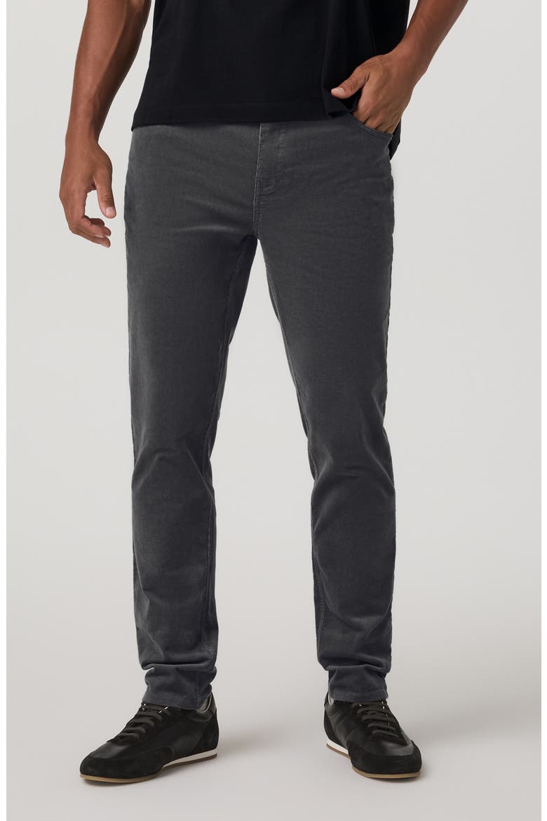 Optimist 5-Pock Cord Pants, Main, color, CHARCOAL