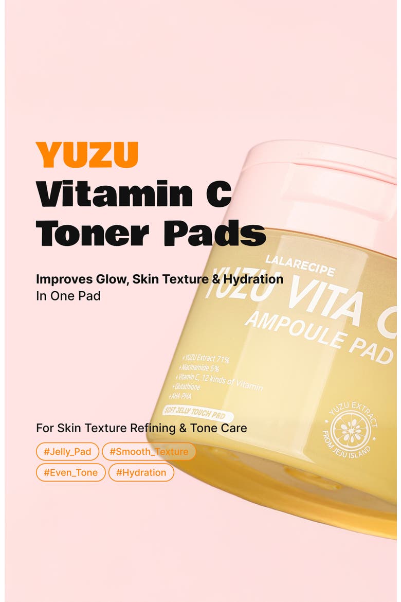 Yuzu Vita C Ampoule Soft Jelly Touch Pads - 80 pads, Alternate, color, Yellow