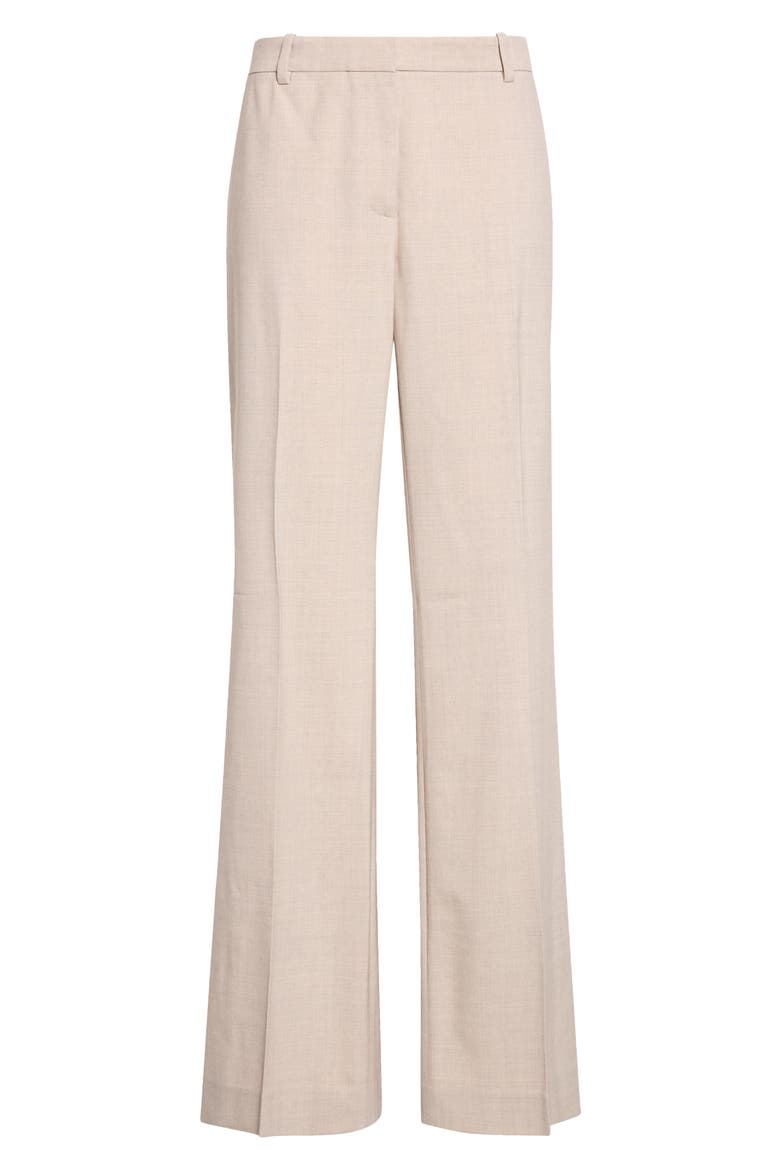Greene Stretch Wool Straight Leg Pants, Main, color, SANDSTONE MELANGE
