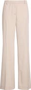 Lafayette 148 New York Greene Stretch Wool Straight Leg Pants