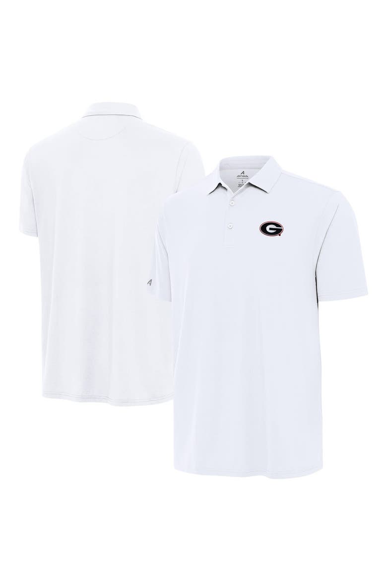 Men's Antigua White Georgia Bulldogs Era Polo, Main, color, White