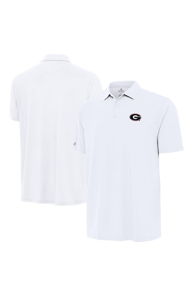 ANTIGUA Men's Antigua White Georgia Bulldogs Era Polo, Main, color, White