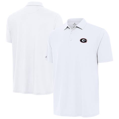 Men's Antigua White Georgia Bulldogs Era Polo
