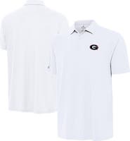ANTIGUA Men's Antigua White Georgia Bulldogs Era Polo
