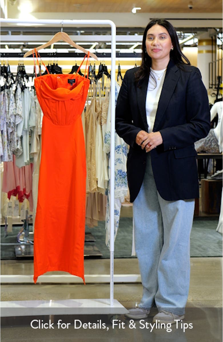 Martini Corset Cutout Midi Dress, sales video thumbnail