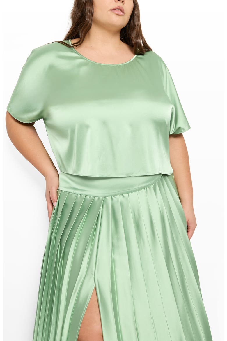 Matcha Pleated Skirt, Alternate, color, Matcha