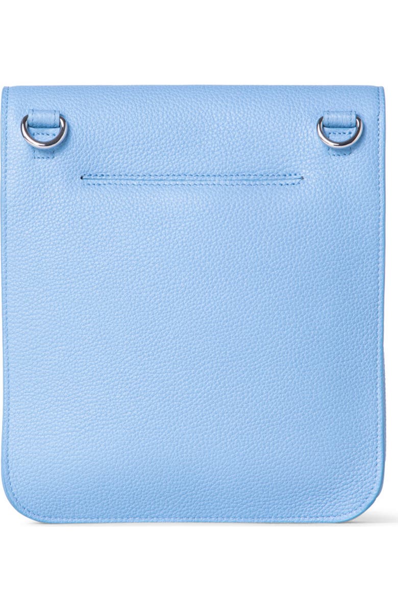 Akris Small Anouk Leather Crossbody Bag, Alternate, color, 210 Powder Blue