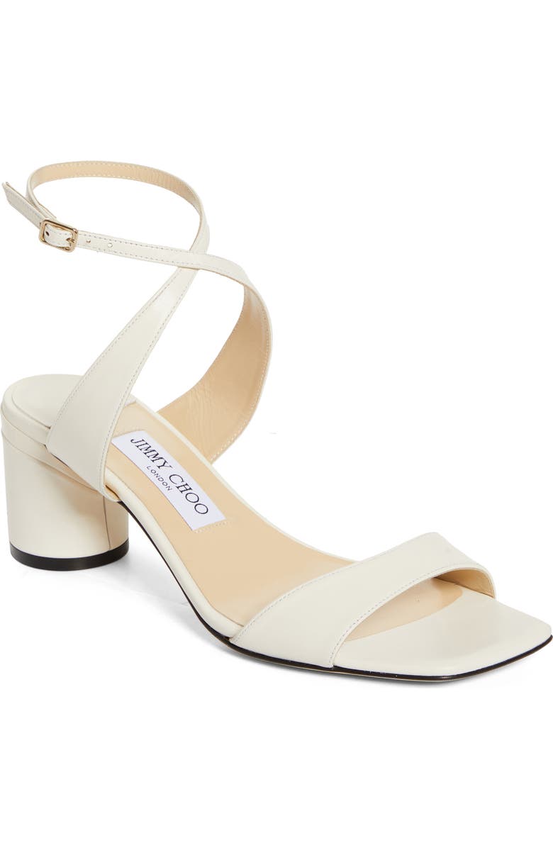 Jimmy Choo Jago Ankle Strap Sandal, Main, color, Latte