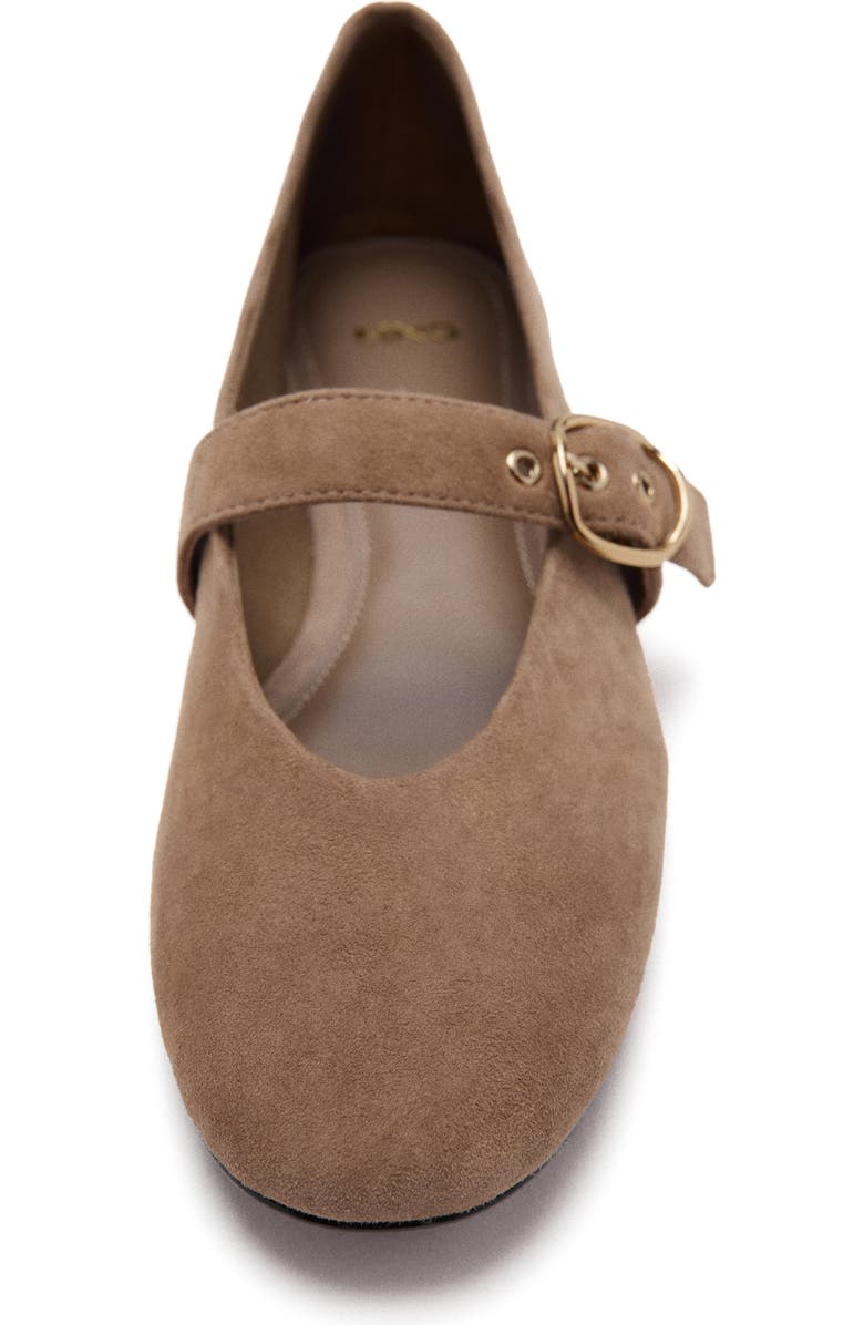 MANGO Mary Jane Ballet Flat, Alternate, color, Sand