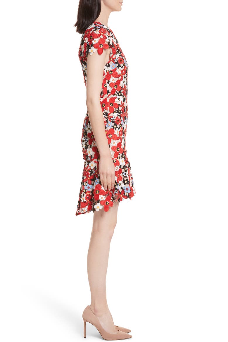 Imani Floral Fit & Flare Dress, Alternate, color, MULTI
