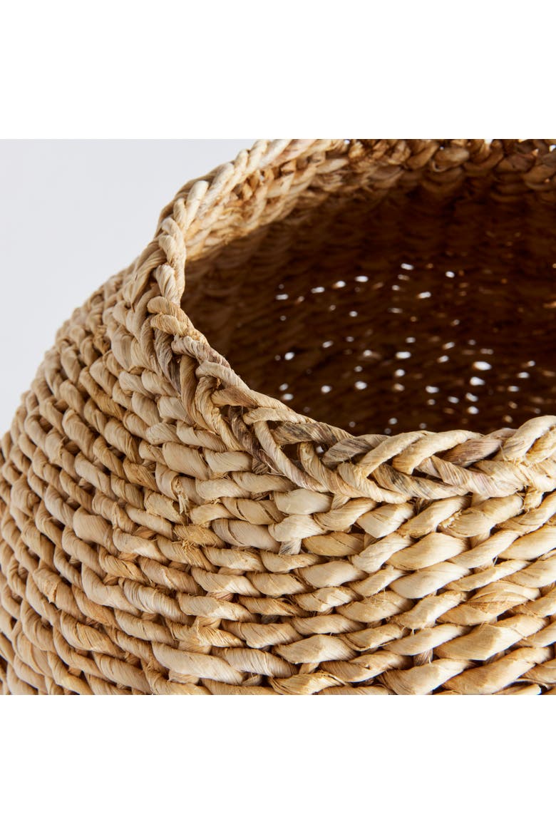 Abaca Teardrop Vase, Alternate, color, Beige