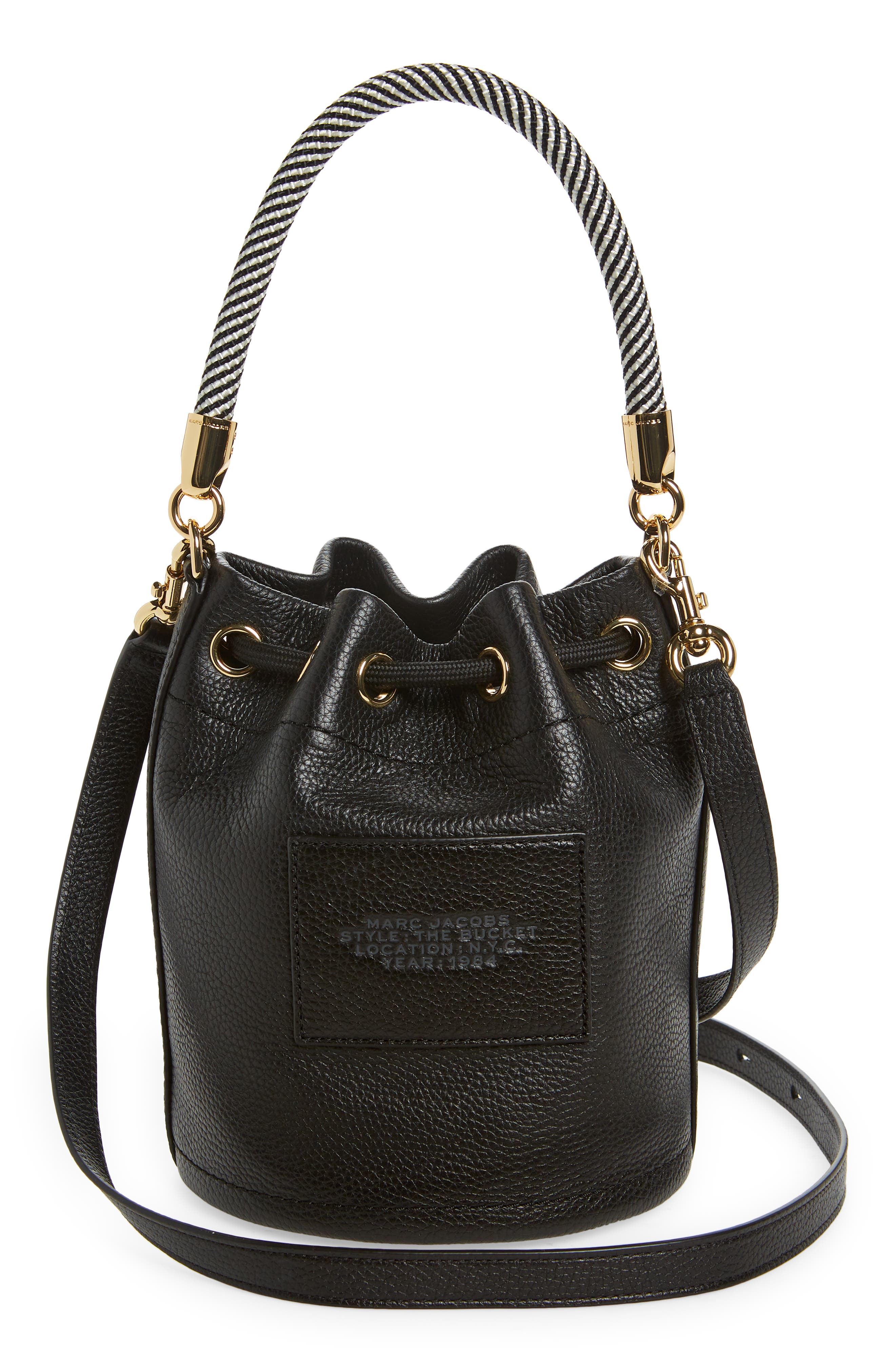 Marc Jacobs The Leather Bucket Bag, Alternate, color, 