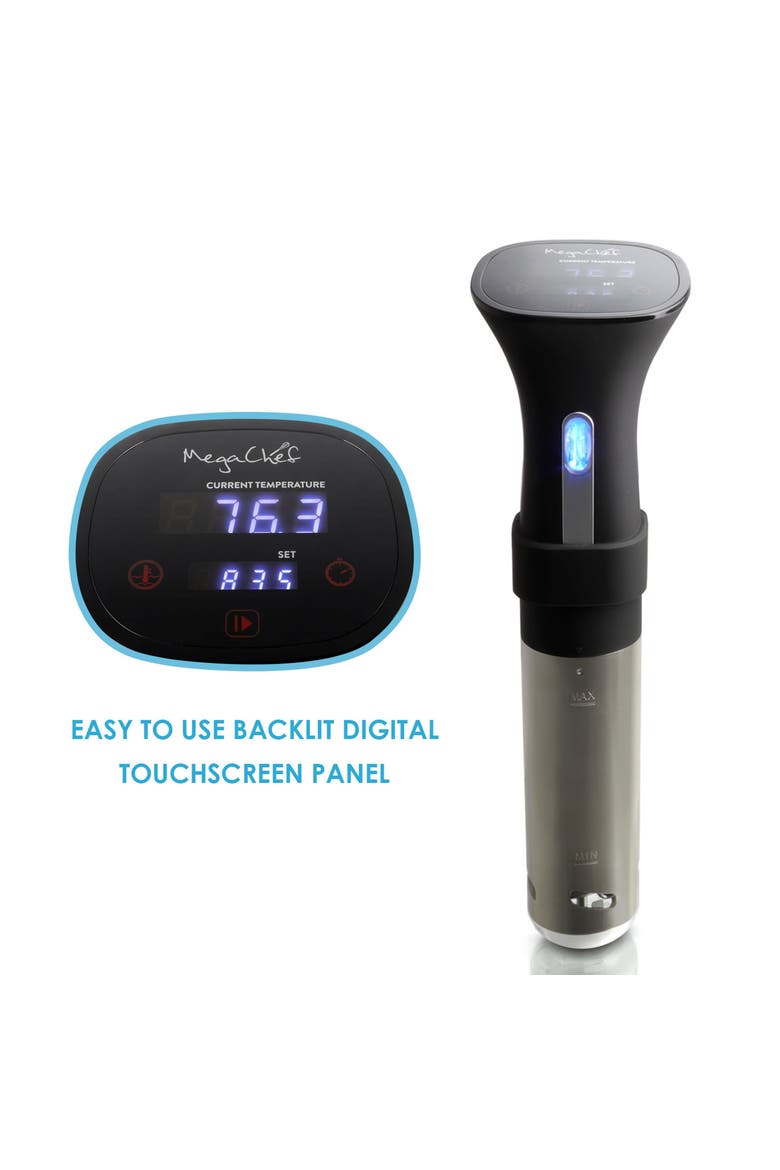 Immersion Circulation Precision Sous-Vide Cooker With Digital Touchscreen Display, Alternate, color, Grey