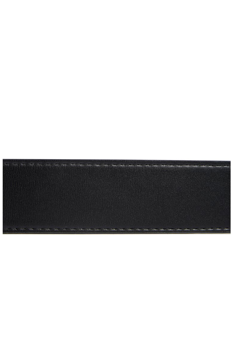 Faux Leather Belt, Alternate, color, BLACK