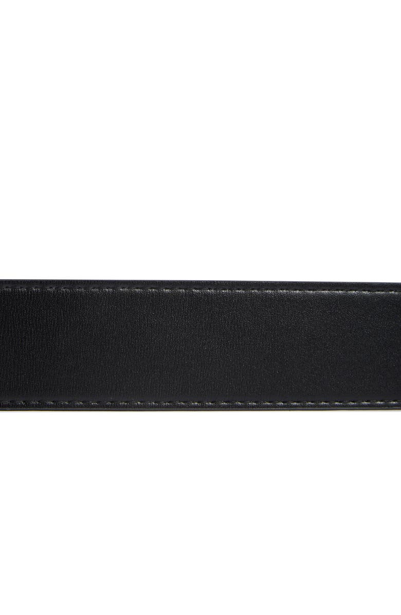Steve Madden Faux Leather Belt, Alternate, color, Black