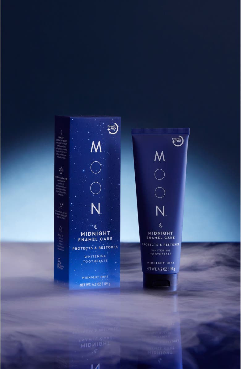 MOON Midnight Enamel Care Toothpaste, Alternate, color, 