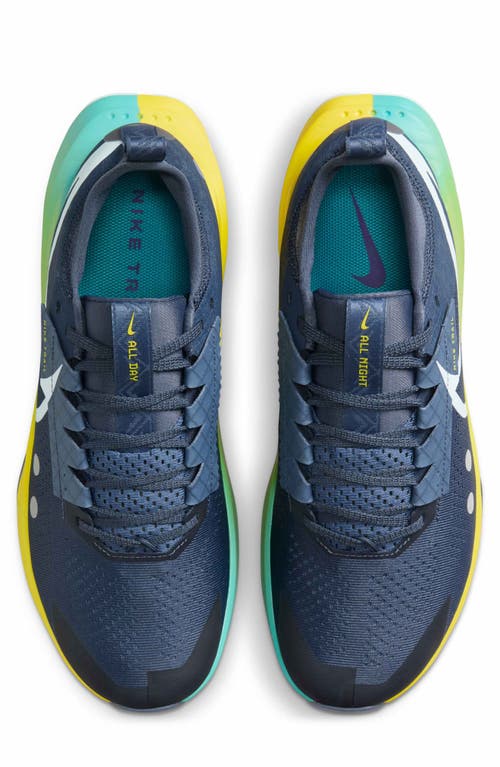 Nike Men's Zegama 2 Trail Running Shoes In Thunder Blue/opti Yellow