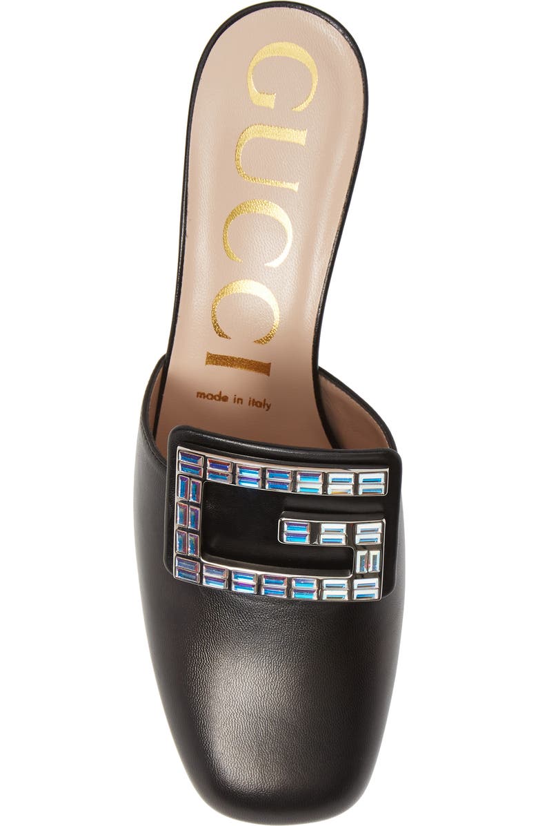 Gucci Madelyn Crystal G Mule, Alternate, color,