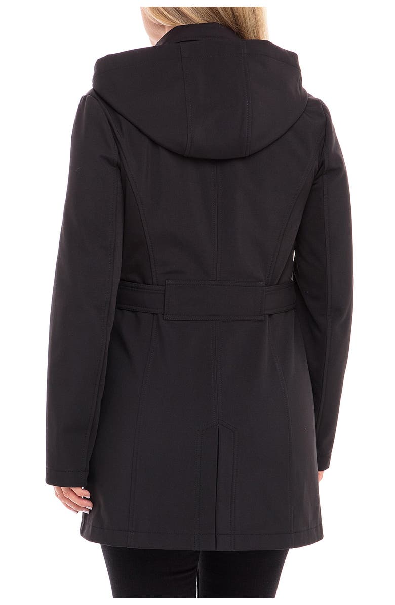 Sebby Belted Soft Shell Trench Coat, Alternate, color, 