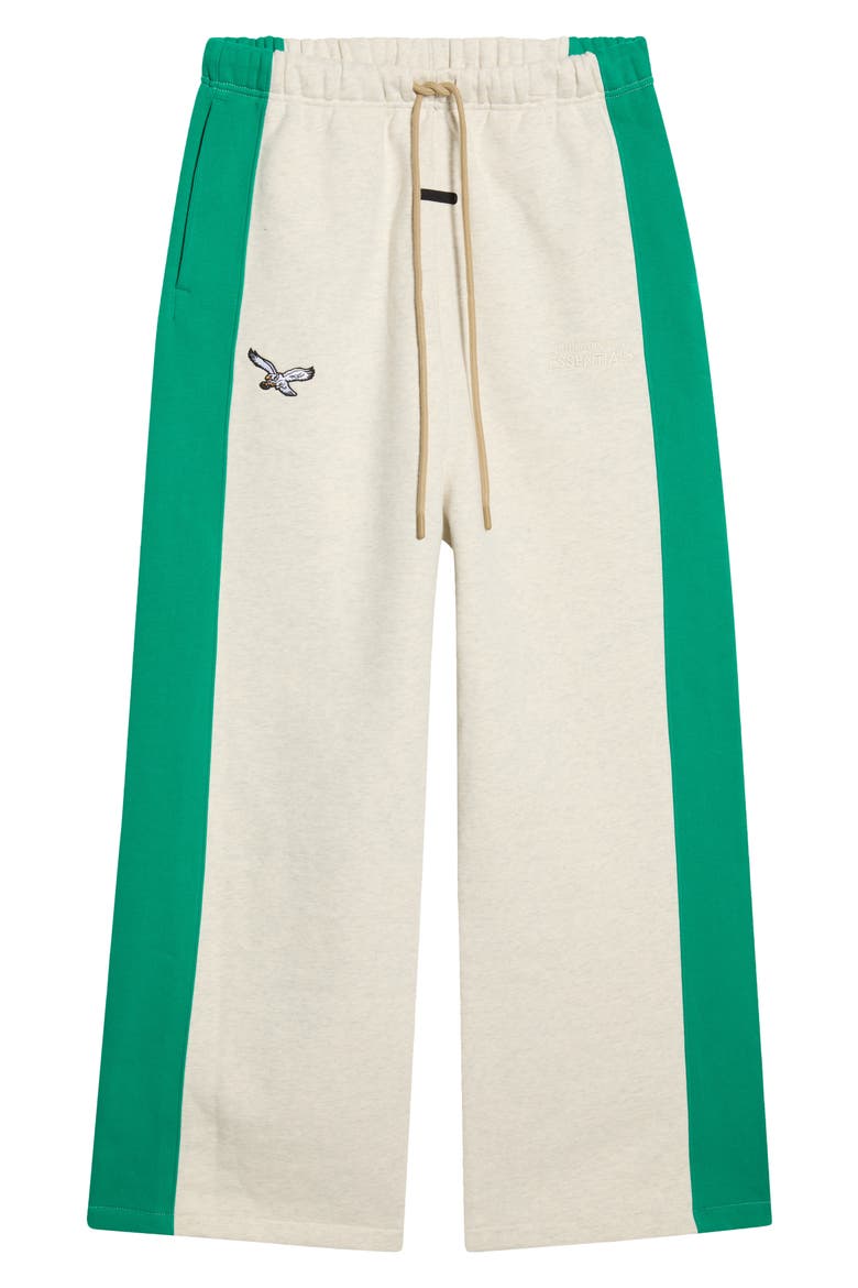 x NFL Philadelphia Eagles Lounge Sweatpants, Main, color, CONCRETE HEATHER/ GOLF GREEN