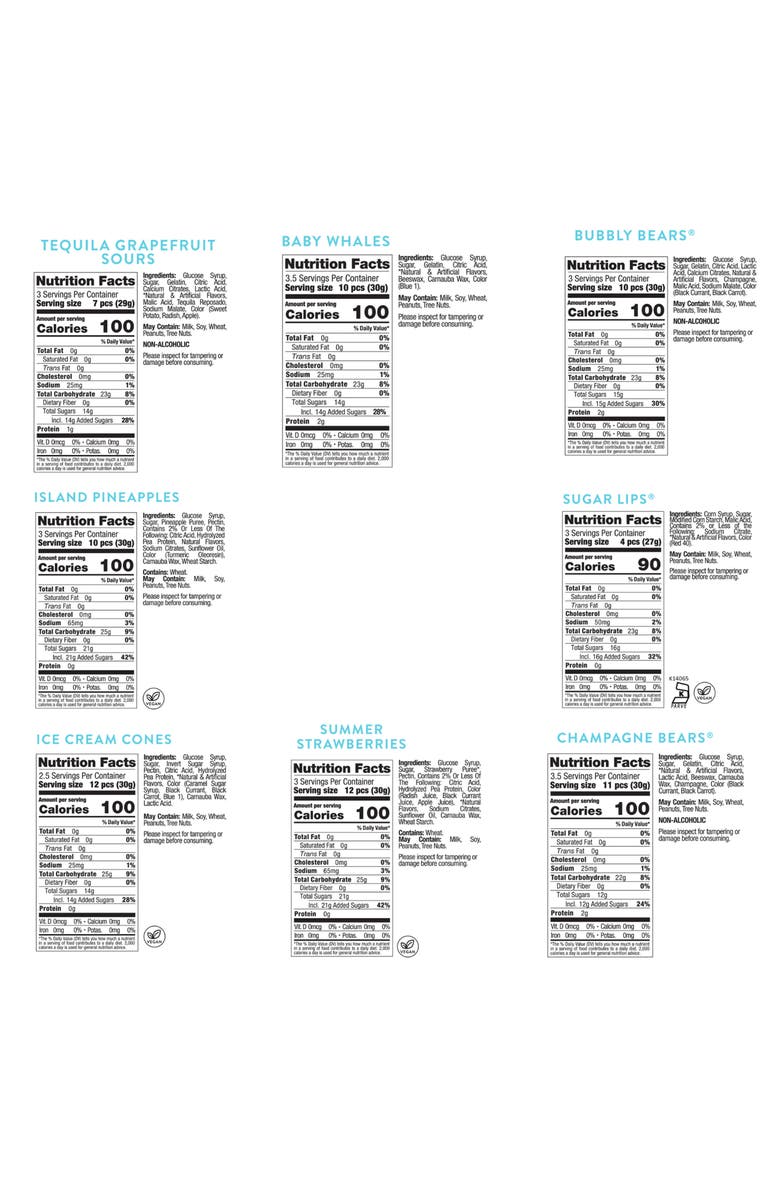 sugarfina Signature 8-Cube Candy Bento Box, Alternate, color,