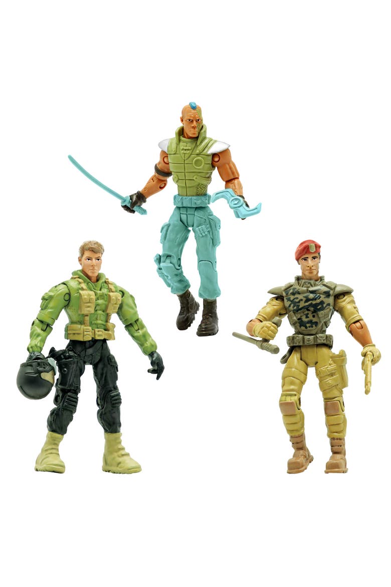 The Corps! Soldier Of Honor 3 Pack Action Figures, 3+, Alternate, color, Multicolored