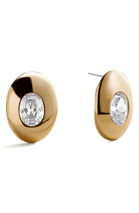 Maude Cubic Zirconia Stud Earrings