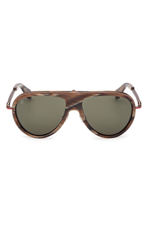 Greggo 61mm Pilot Sunglasses