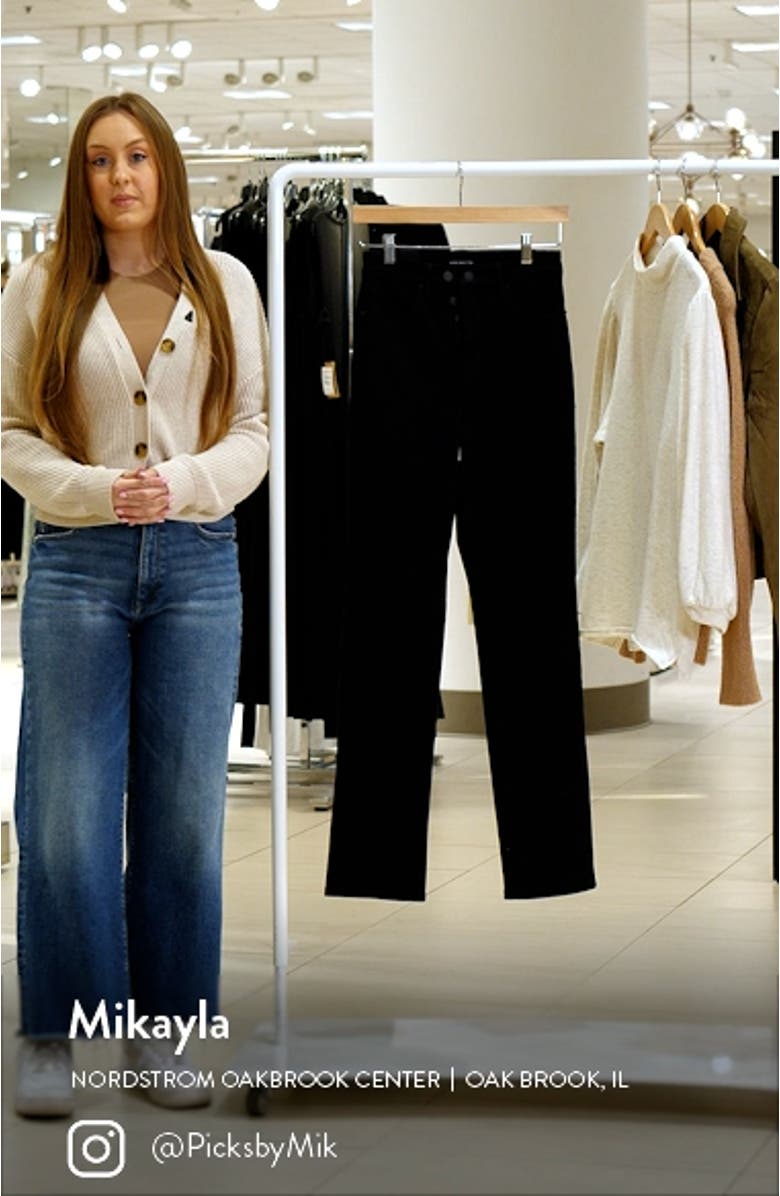 Good Icon Super Compression Straight Leg Jeans, sales video thumbnail