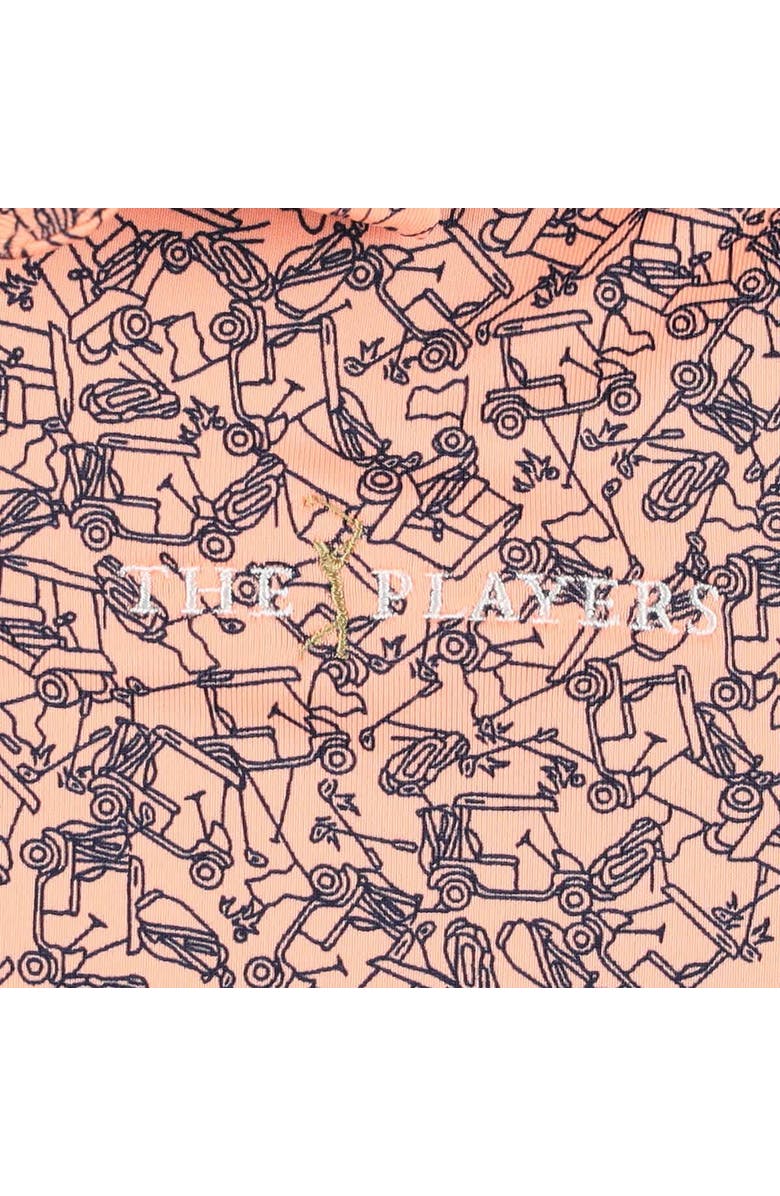 Under Armour Boys' Youth Under Armour  Orange THE PLAYERS Blade Print Polo, Alternate, color, Orange