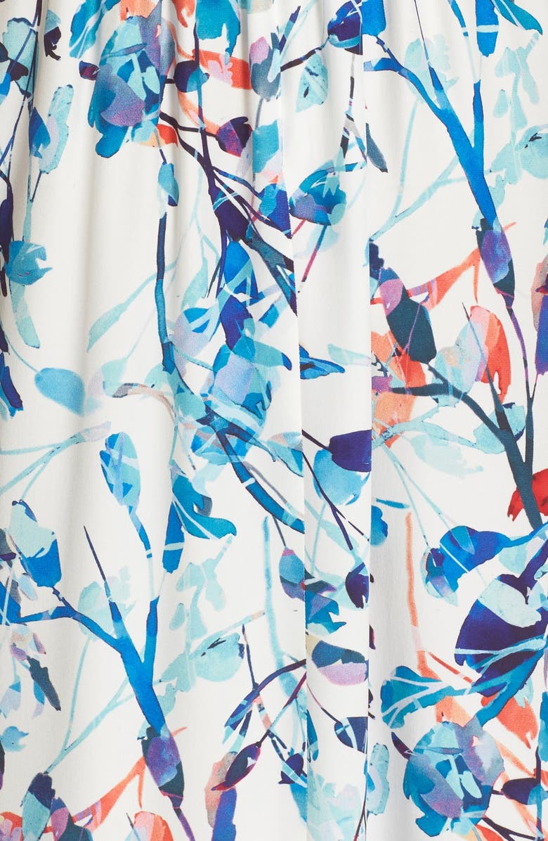 Parker 'Virginia' Lace-Up Silk Maxi Dress, Alternate, color,