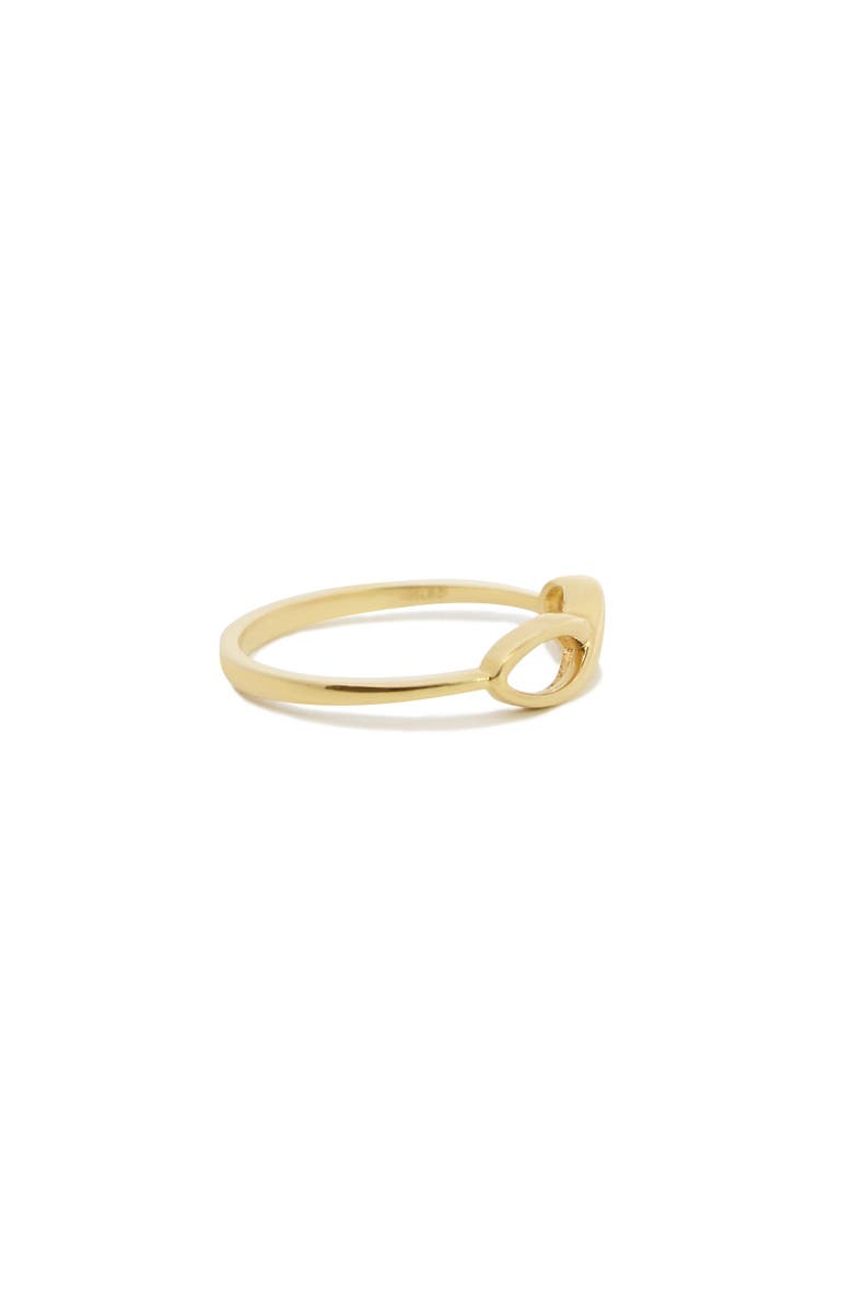 The Lovery Fine Jewelry Gold Infinity Ring, Alternate, color, Yellow Gold
