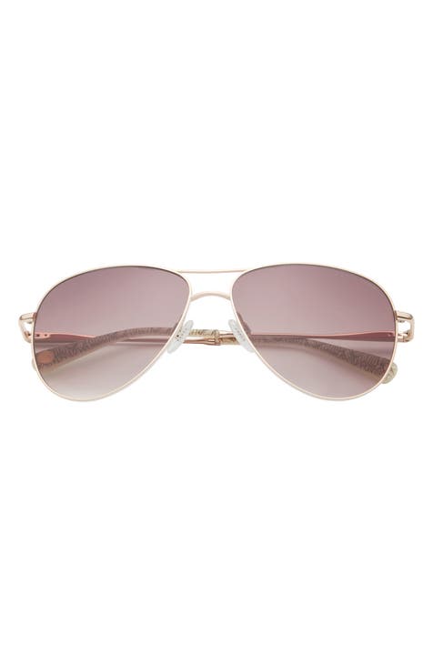 59mm Full Rim Aviator Sunglasses