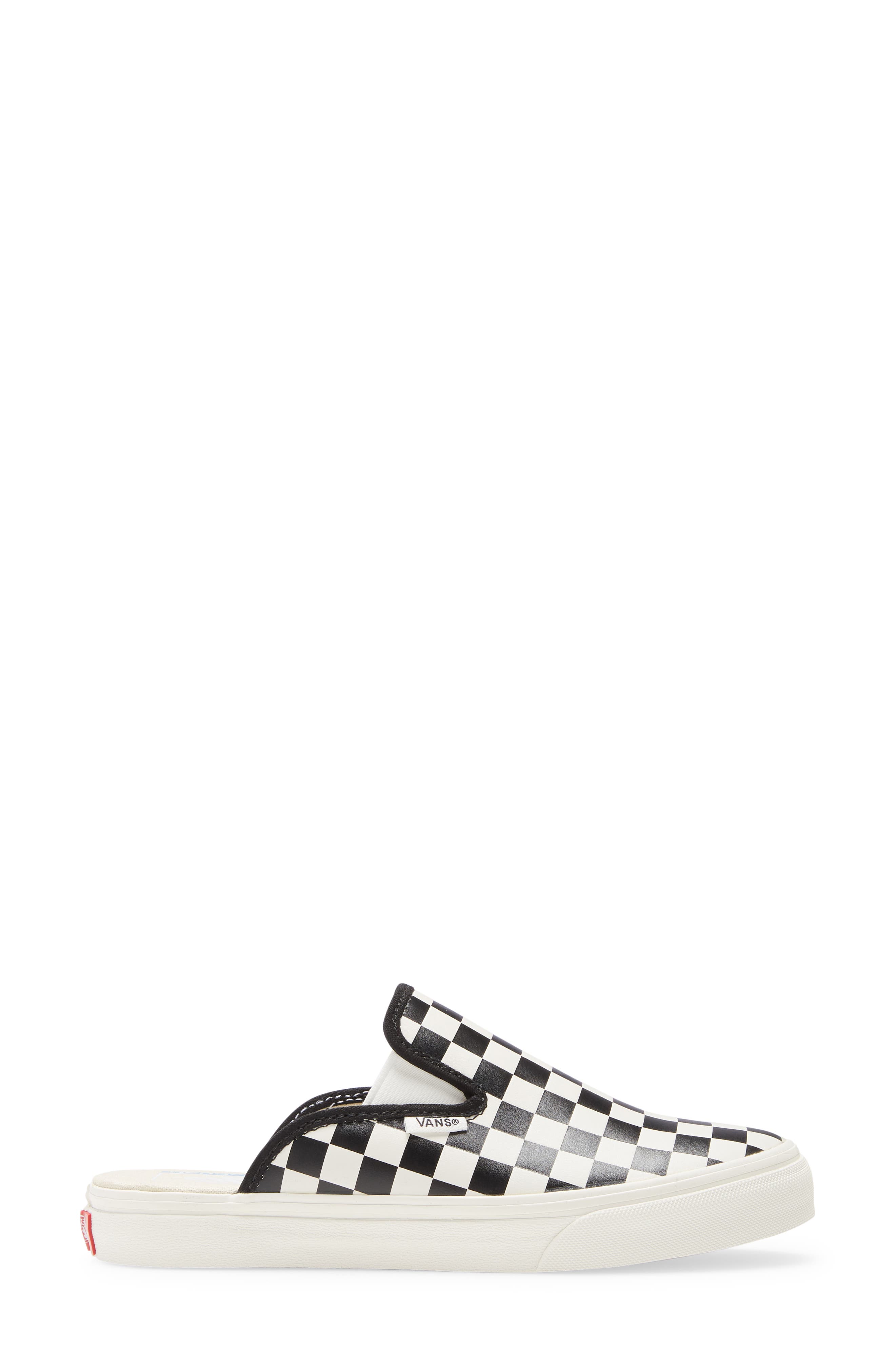 Vans Old Skool Leather Mule, Alternate, color, 